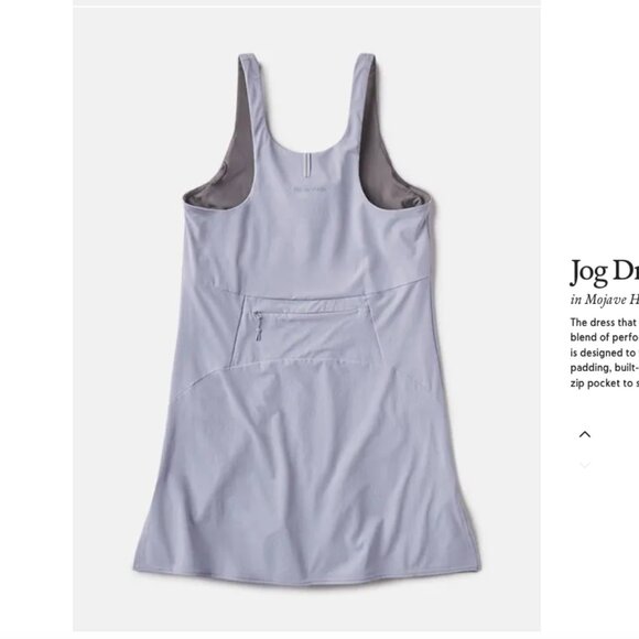 NWT Outdoor Voices Jog Dress in Mojave Haze/Thunder - Picture 7 of 7